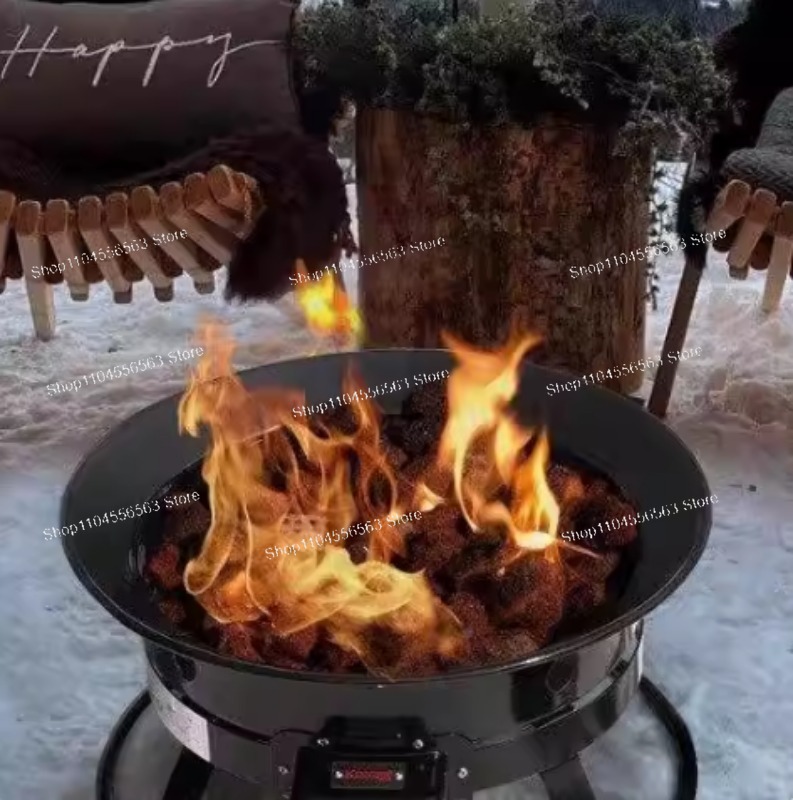 Outdoor Furniture With Fire Pit - Портативная газовая жаровня на пропане 58