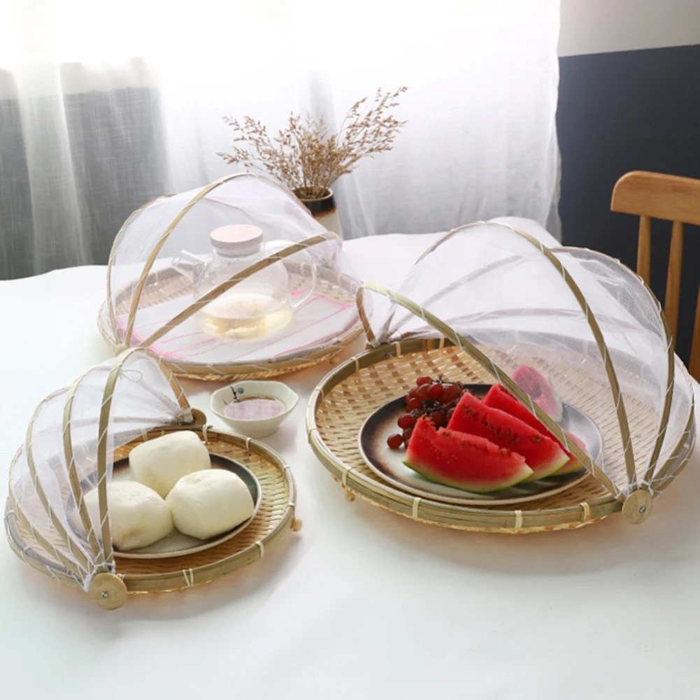 Outdoor Furniture Used - Бамбуковая тканая корзина, противомоскитная сетка, корзина
