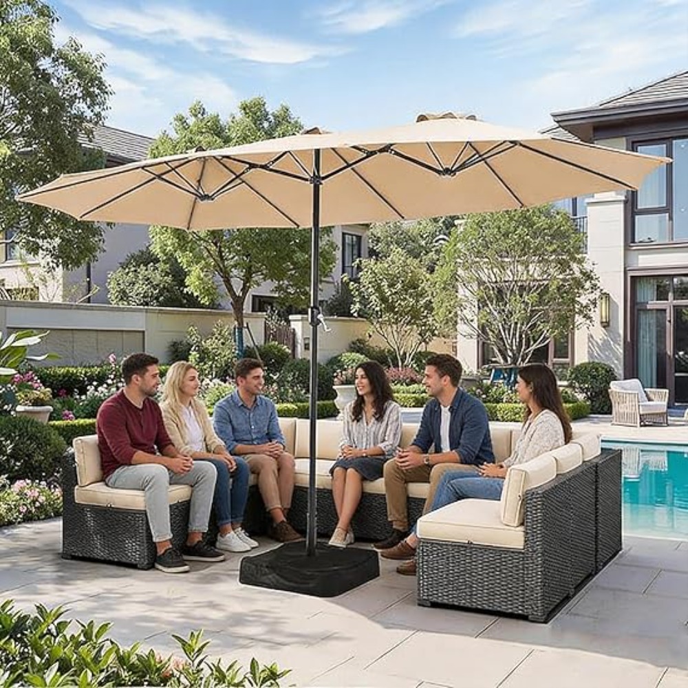 Outdoor Furniture Umbrella - Зонт для патио 15 футов с