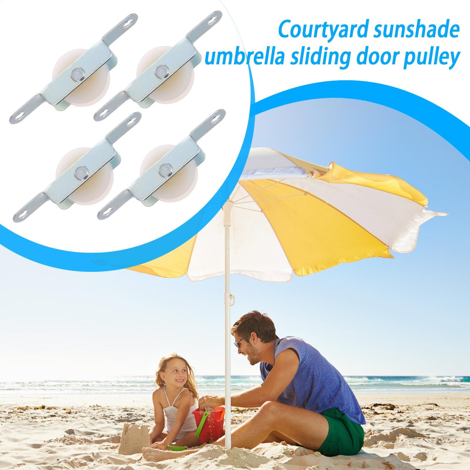 Outdoor Furniture Umbrella - Комплект из 4 роликов-кронштейнов для троса