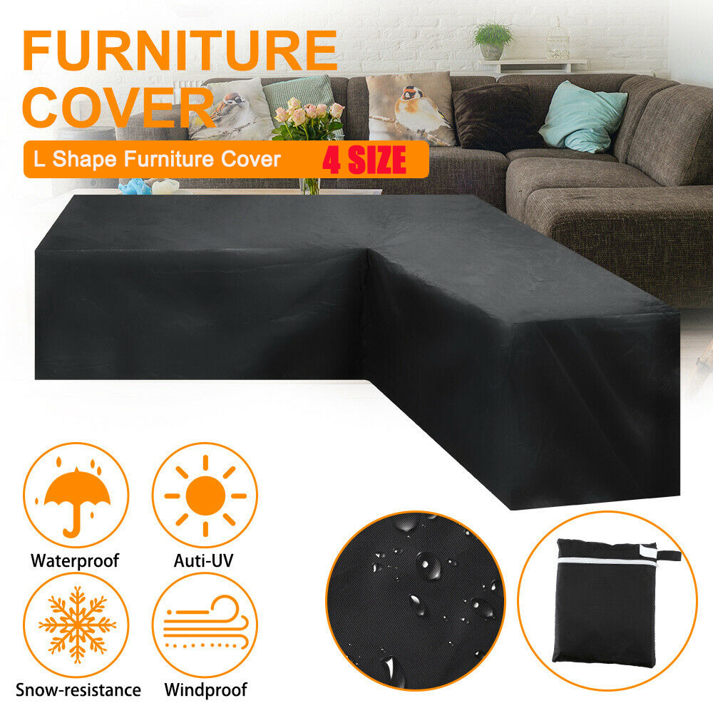 Outdoor Furniture Cover Xl - Чехол для мебели L-образной формы, водонепроницаемый,