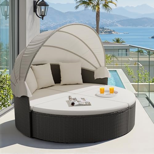Уличная круглая кушетка для па – обзор и цена Outdoor Daybed Sofa