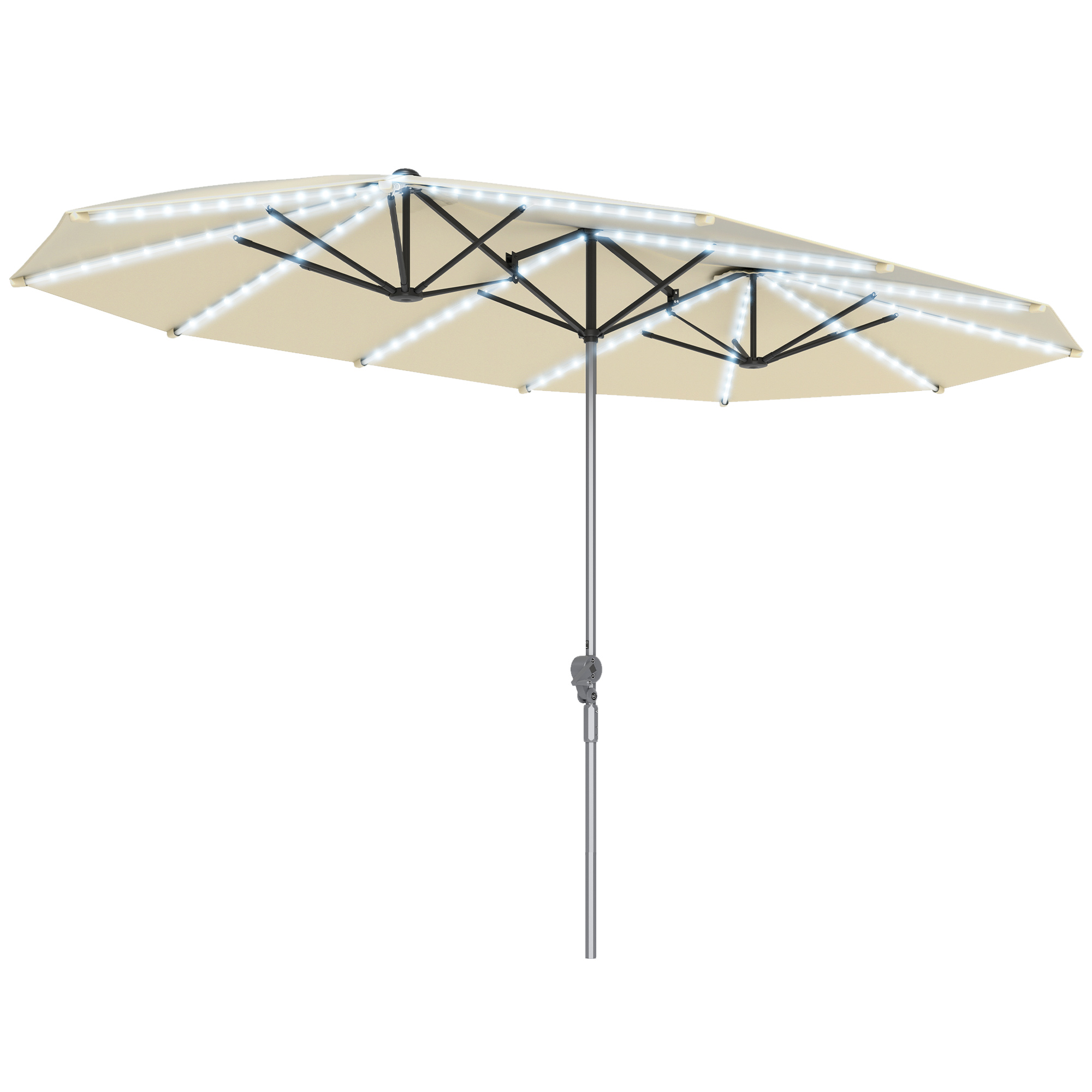 Зонт для патио 15 футов с солн – обзор и цена Outdoor Furniture Umbrella