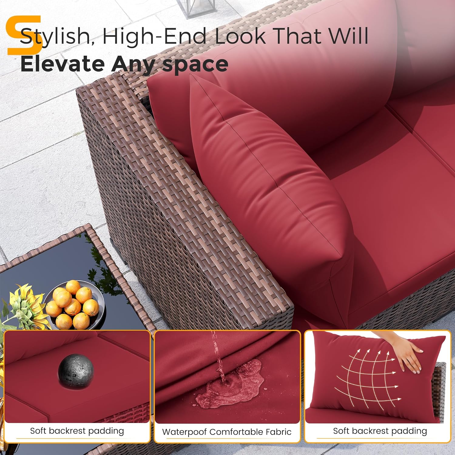 Комплект из 8 предметов: всепо – обзор и цена Outdoor Furniture With Fire Pit