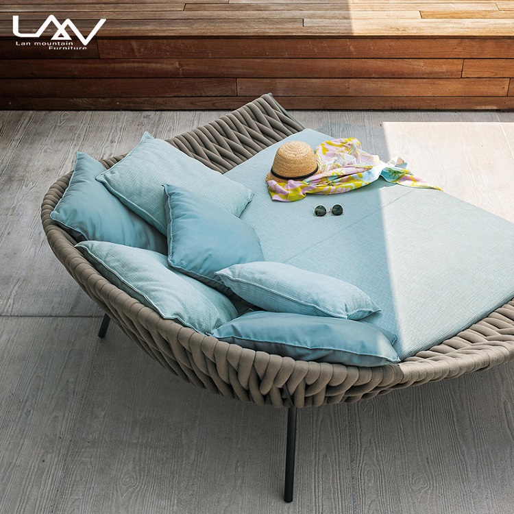 Современная уличная плетеная к – обзор и цена Outdoor Daybed Sofa