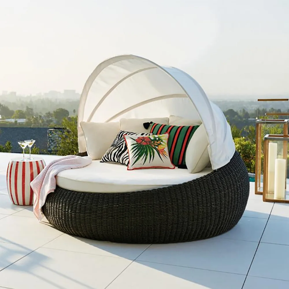 l комплект садовой мебели, пля – обзор и цена Outdoor Daybed Sofa