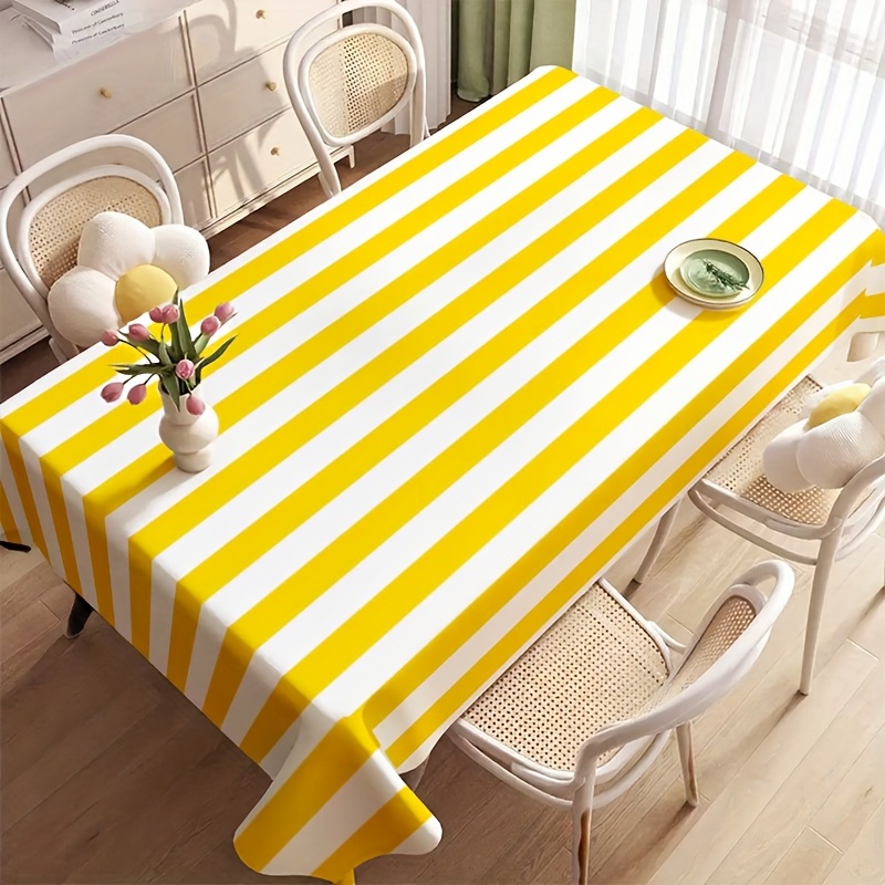 Желто-белая полосатая скатерть – обзор и цена Outdoor Furniture Yellow
