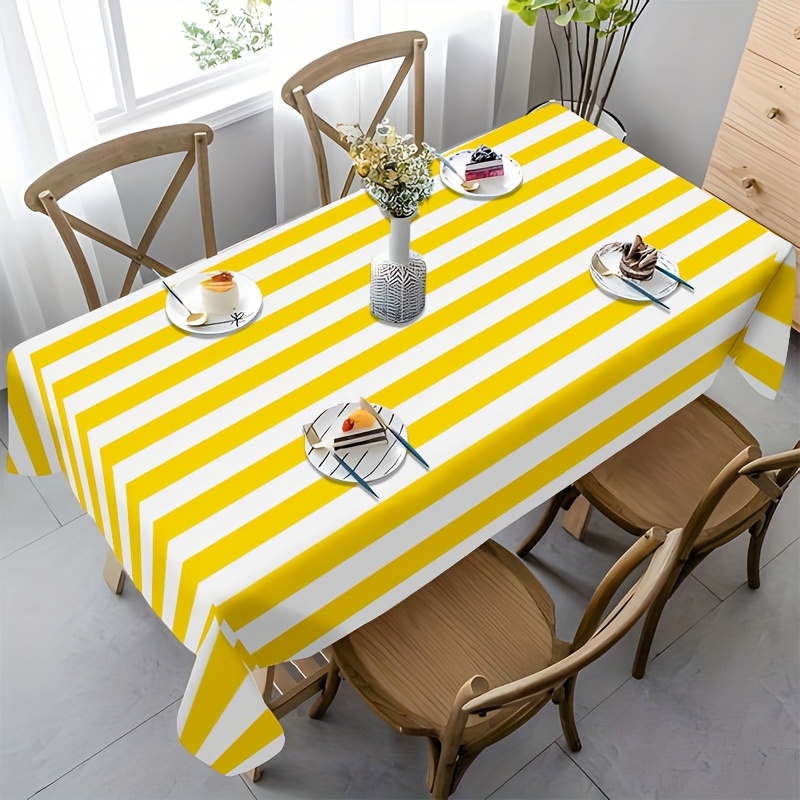 Желто-белая полосатая скатерть – обзор и цена Outdoor Furniture Yellow