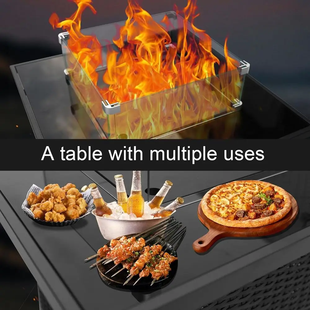 Плетеная мебель для патио, ком – обзор и цена Outdoor Furniture With Fire Pit