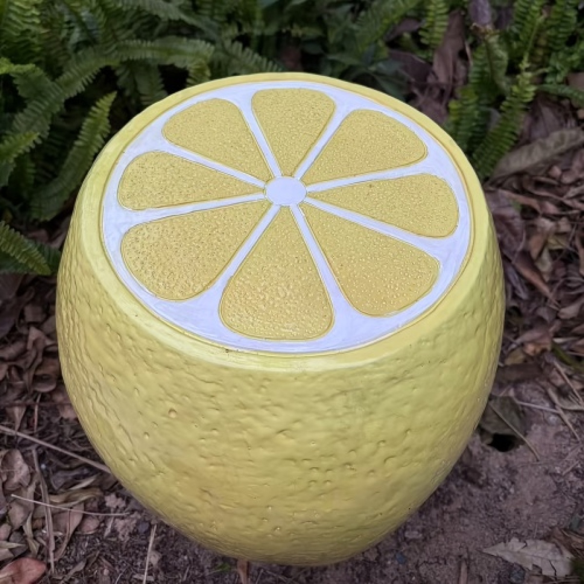 Желтый табурет в форме лимона, – обзор и цена Outdoor Furniture Yellow