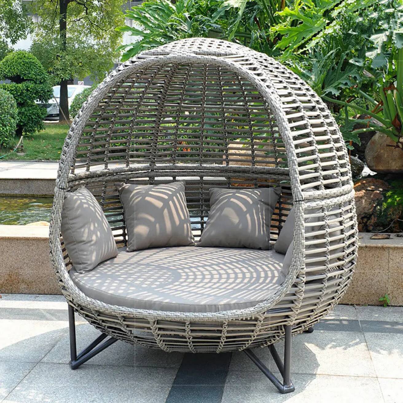 Садовая кушетка-шезлонг Nordic – обзор и цена Outdoor Daybed Sofa