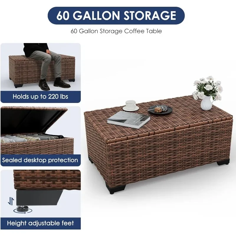 Набор мебели со столом для кос – обзор и цена Outdoor Furniture And Fire Pit