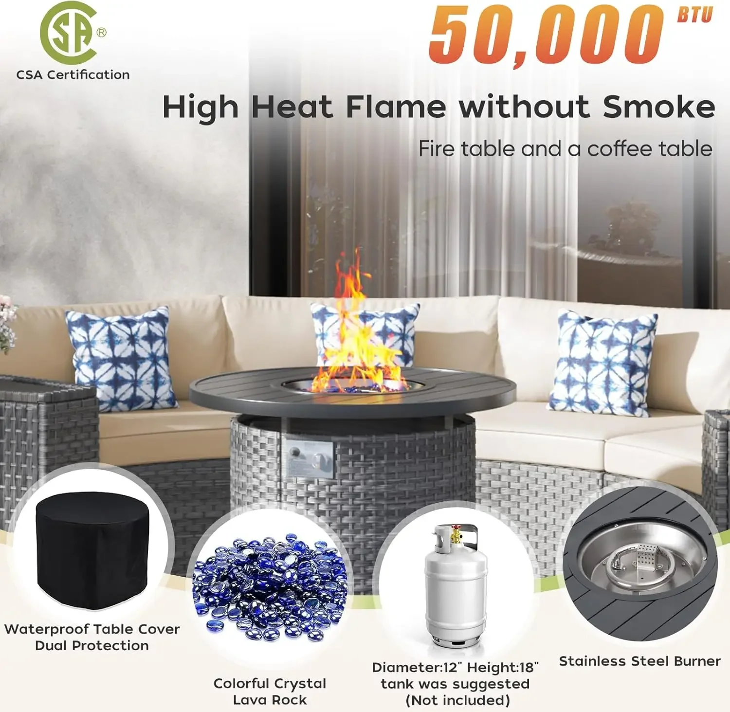 l Комплект мебели для патио с  – обзор и цена Outdoor Furniture And Fire Pit