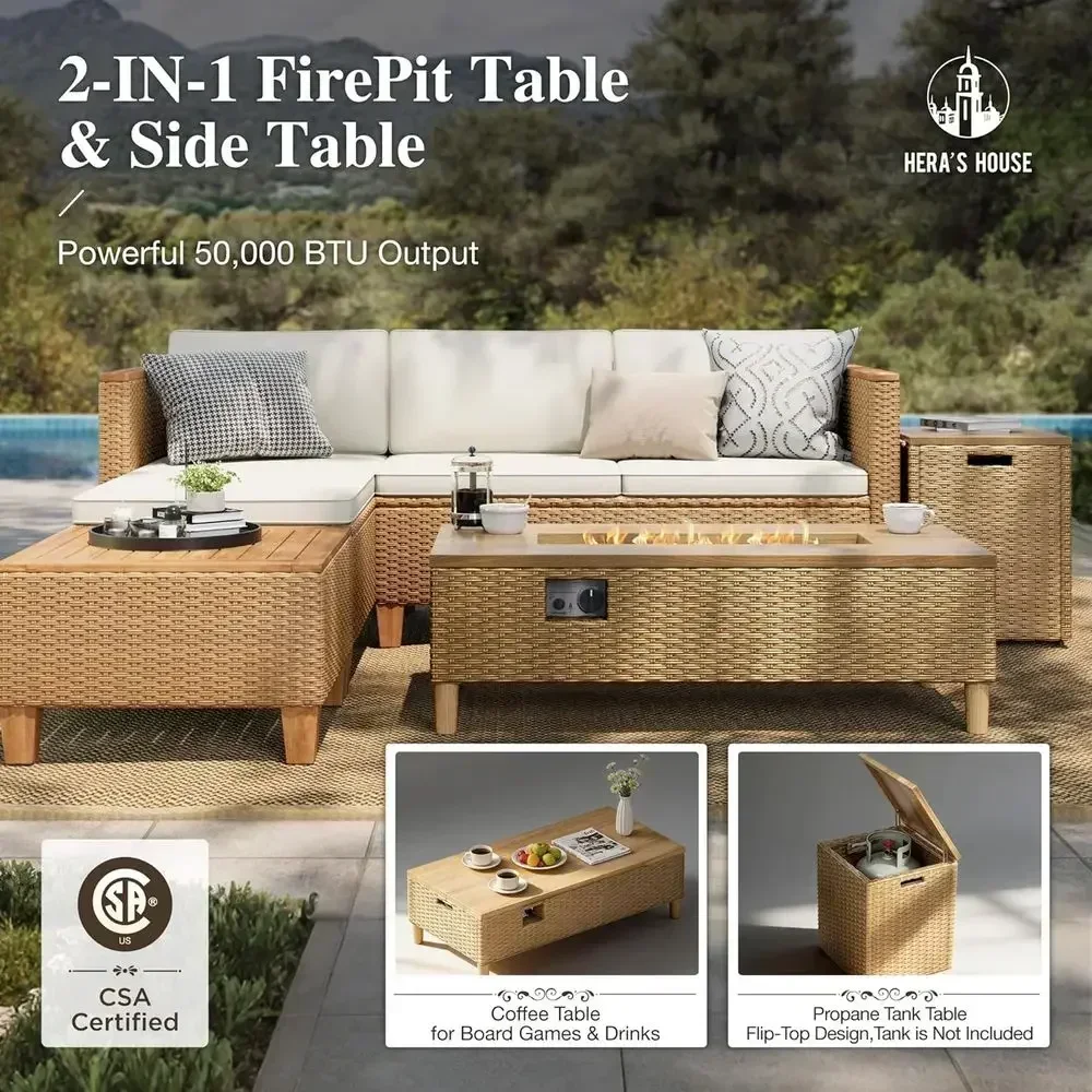 4-местный уличный секционный к – обзор и цена Outdoor Furniture Yellow
