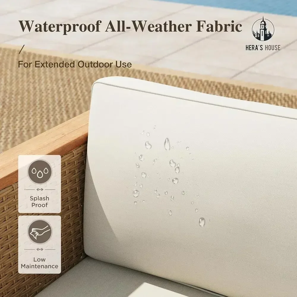 4-местный уличный секционный к – обзор и цена Outdoor Furniture Yellow