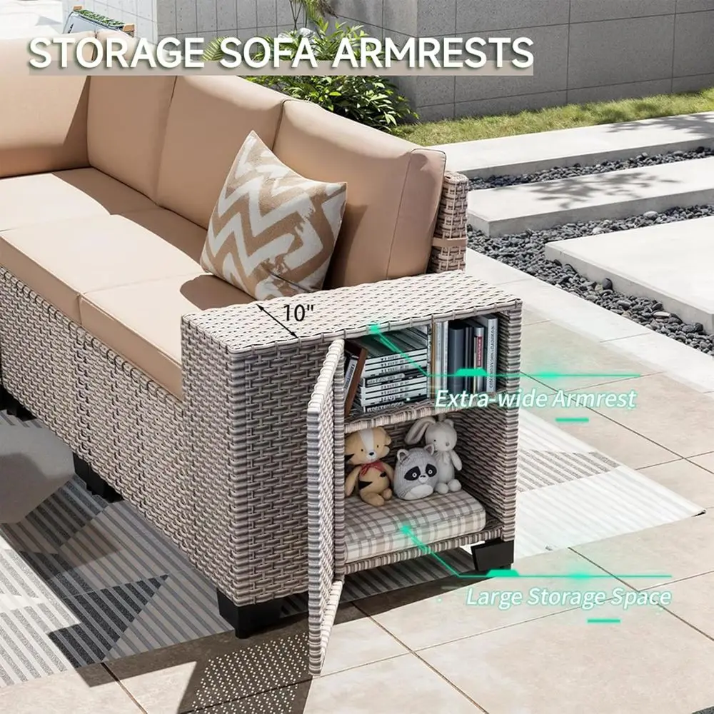 7-местный комплект садовой меб – обзор и цена Outdoor Furniture With Fire Pit