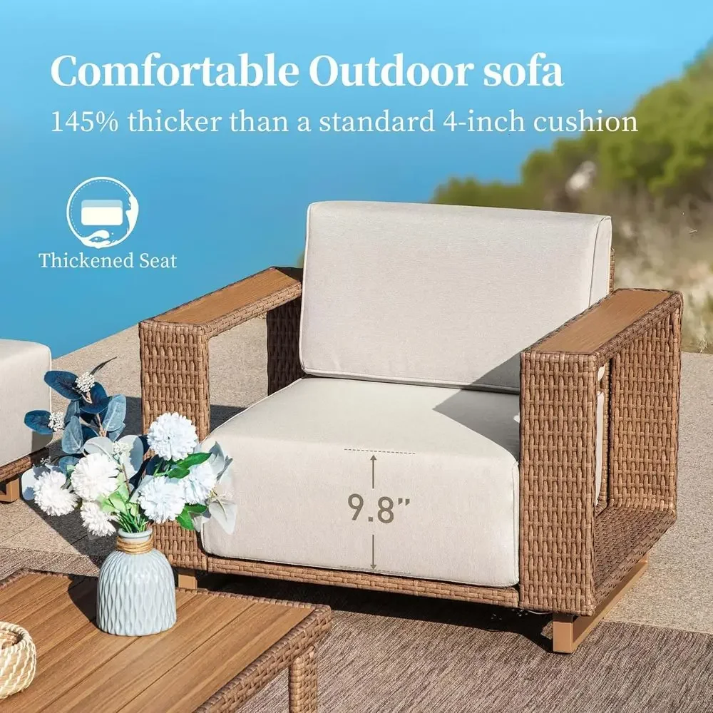 Угловой уличный диван L-образн – обзор и цена Outdoor Furniture Yellow
