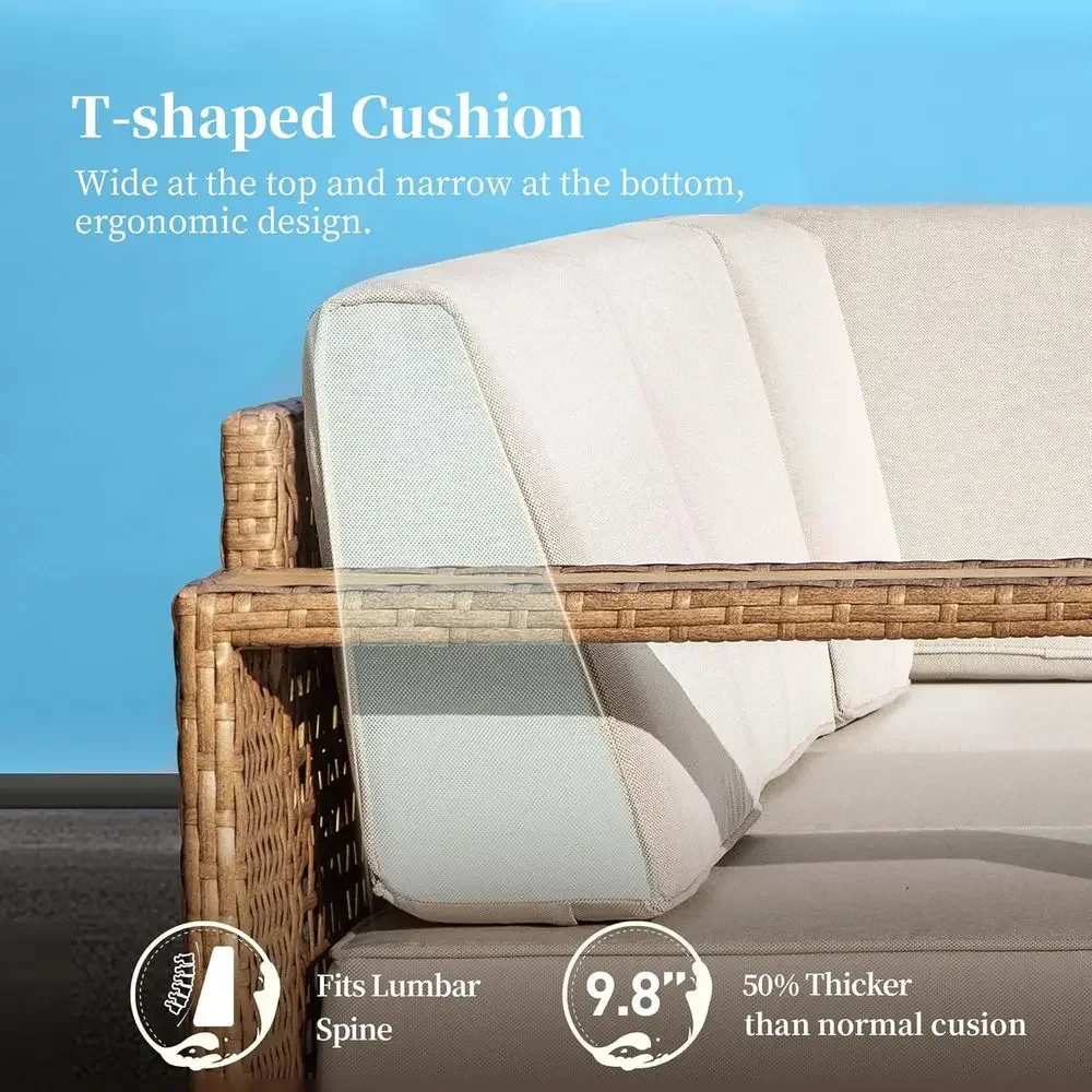Угловой уличный диван L-образн – обзор и цена Outdoor Furniture Yellow