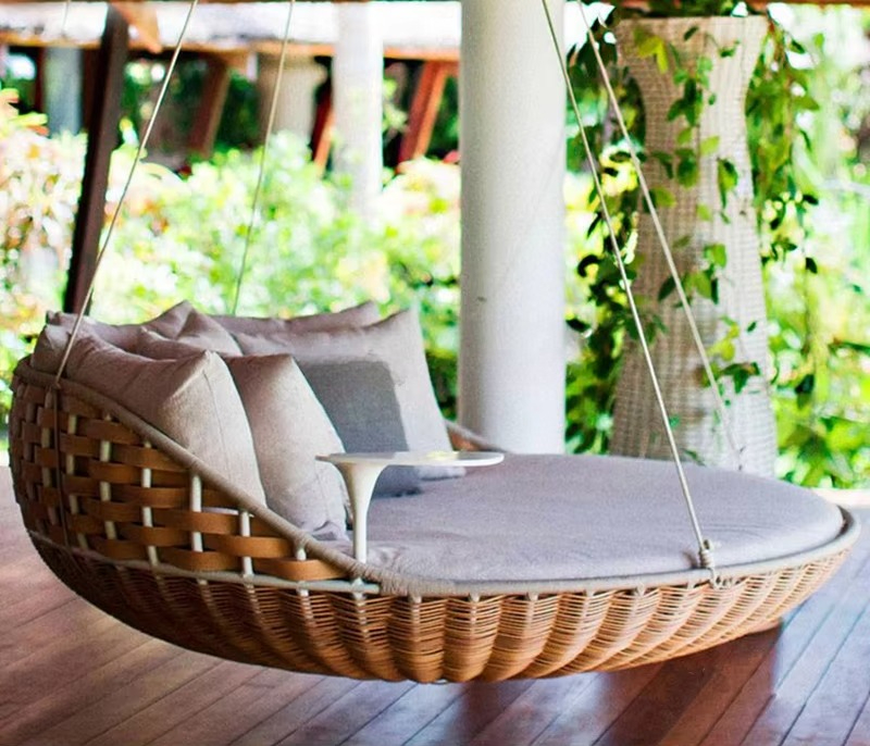 Уличная подвесная круглая кров – обзор и цена Outdoor Daybed Sofa