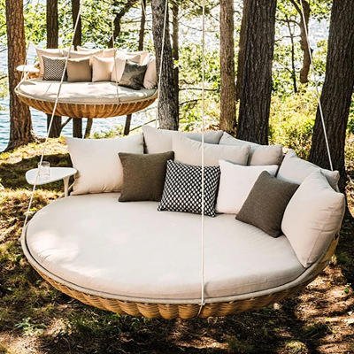 Уличная подвесная круглая кров – обзор и цена Outdoor Daybed Sofa